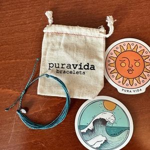 Pura Vida Bracelet and Stickers